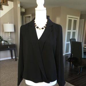 Vince Camuto wrap blouse, S